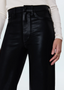 Lana H/R Ultra Wide Jean - Coated Noir