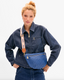Adjustable Crossbody Strap - Cream/Navy Ciao w/ Poppy