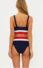 Mackenzie Swim Top - Americana Colorblock