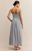 Nadine Striped Midi Dress - Boathouse