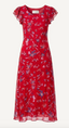 Roxanne Ankle Dress - Fiore Rosso