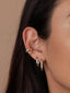 Gold Hoop - Large Rectangle