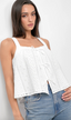 Vivi Cotton Eyelet Top - White