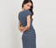Selah Navy Ivory Stripe