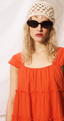 Nicandro Dress- Coral