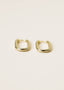 Gold Hoop - Large Rectangle
