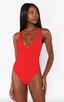 Cape May Scrunch One Piece - Hot Tamale