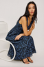 Lilith Dress - Midnight Silhouette Floral
