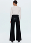 Lana H/R Ultra Wide Jean - Coated Noir