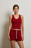 Layla Sweatshort - Maple