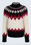Astrid Sweater- Fair Isle Oxblood