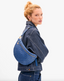Grande Fanny - French Blue Diagonal Woven