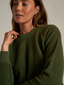 Ziggy Reverse Fleece - Fern Green