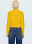 Sara Shrunken Crew Neck - Citron