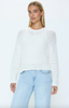 Katya Relaxed Crew Neck Sweater - LE Blanc