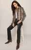 Petra Shrunken Plaid- Light Toffee