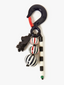 Clare V. Beaded Stripe Fob