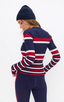 Slopes Sweater - Navy Apres Ski Stripe