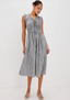 Adine Dress- Ash Seersucker