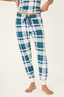 Cozy Life Plaid Thermal Velour Pants