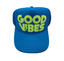 LB Good Vibes Trucker - Neon Blue