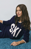 Ski Plush Top - Blue Sapphire