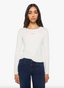 L/S Itty Bitty Ringer- Whisper White