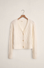 Elsa Cable Cardigan - Vanilla Ice