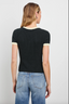 Meredith Top - Black/Ivory