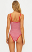 Hayes One Piece - Crimson Stripe