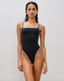 Nadia One Piece Swimsuit - Black/Cream