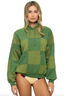 AV Check Quilt Pullover - Jungle Green/Palm