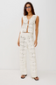 Maja Pant - White Sea Shell Crochet