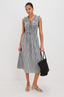 Adine Dress- Ash Seersucker
