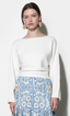 Valerie Open Back Sweater - Ivory