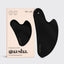 Stainless Steel Gua Sha - Matte Black