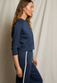 Mikos Pureform Wide Leg Pant - Navy
