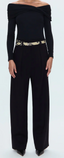 Eden Pleated Ponte Trouser- Night Out