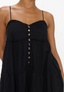 Gracie Midi Dress- Black