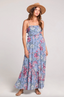Oaklee Maxi Dress - Dusty Blue