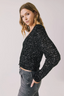 Sparrow L/S Sequin - Black