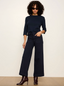 Chelsea Wide Leg - Navy