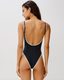 Nadia One Piece Swimsuit - Black/Cream