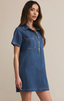 Kellie Denim Mini Dress - Medium Indigo