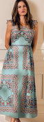 Veronique Ankle Dress- Bleura