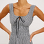 Jordie Dress- Black Gingham