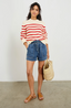 Alise Sweater - Cherry Stripe