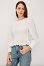 Tabi Emroidered Blouse - White
