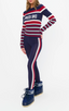 Cozy Leggings - Navy Race Stripe
