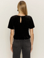 We Belong Together Velvet Top - Black